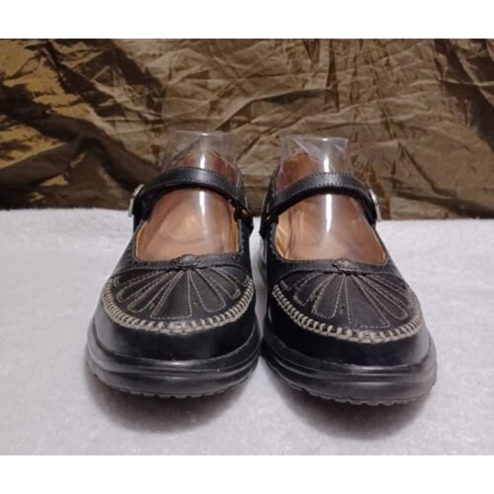 Dr Comfort Paradise Black Diabetic Mary Jane Close Toe Shoes Women US 8M USED